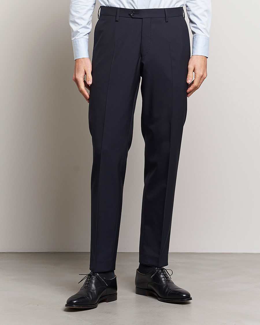 Herren | Anzüge | Oscar Jacobson | John Club Wool Suit Navy