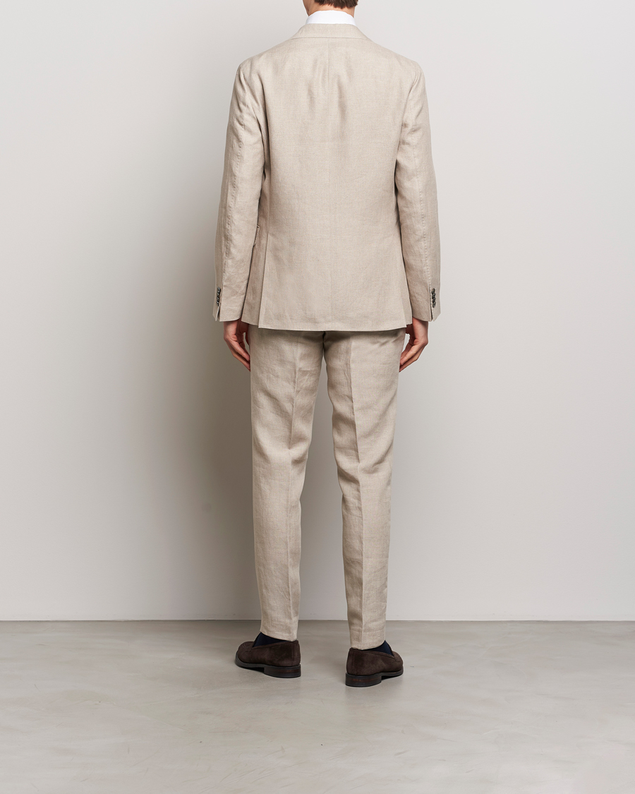Herren | Alte Produktbilder | Oscar Jacobson | Fogerty Linen Suit Beige