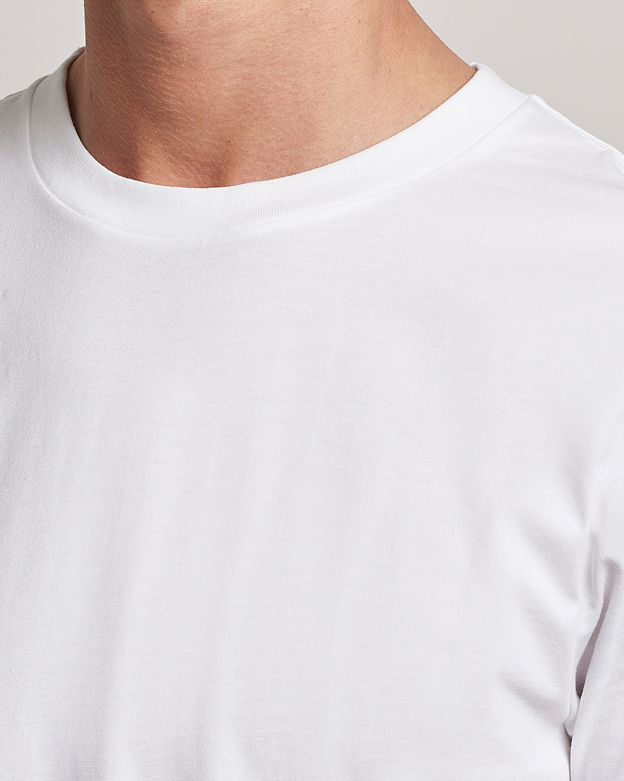 Herren | T-Shirts | Bread & Boxers | 3-pack Crew Neck Regular T-Shirt White/Black/Dark Navy