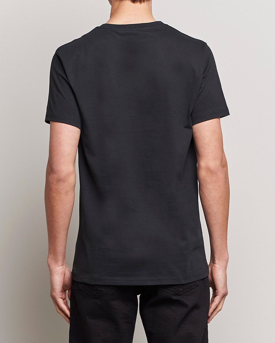 Herren | T-Shirts | Bread & Boxers | 3-pack Crew Neck Regular T-Shirt Black