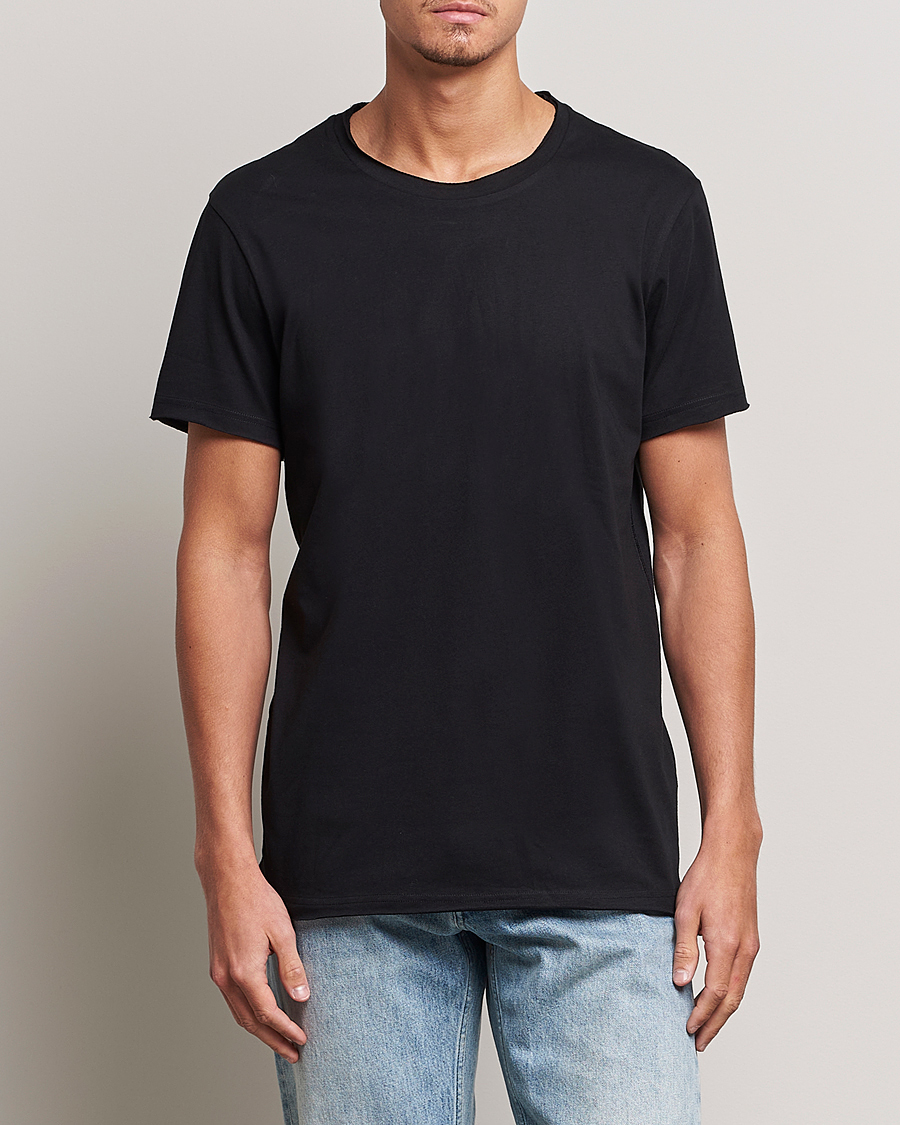 Herren | T-Shirts | Bread & Boxers | 3-pack Crew Neck Relaxed Black