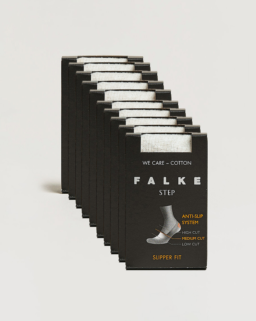 Herren | Unterwäsche | Falke | 10-pack Step In Box Loafer Socks White
