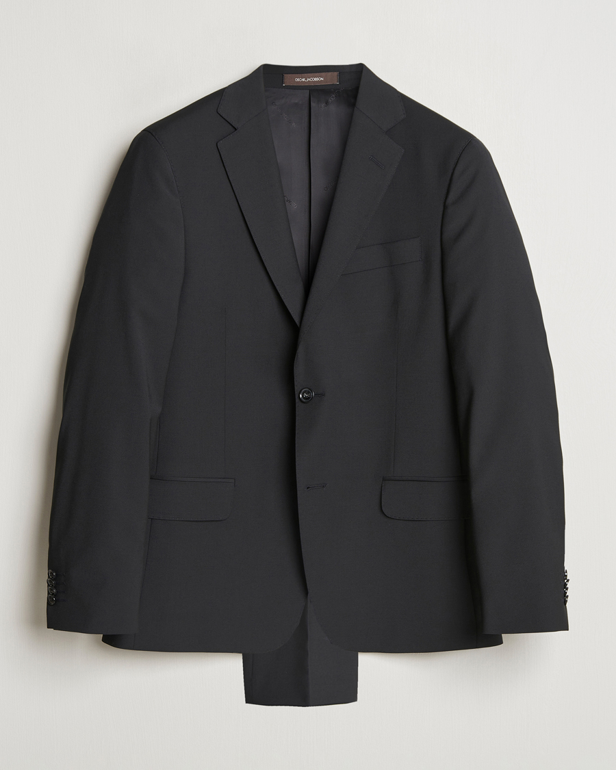Herren | Anzüge | Oscar Jacobson | Edmund Wool Blend Suit Black