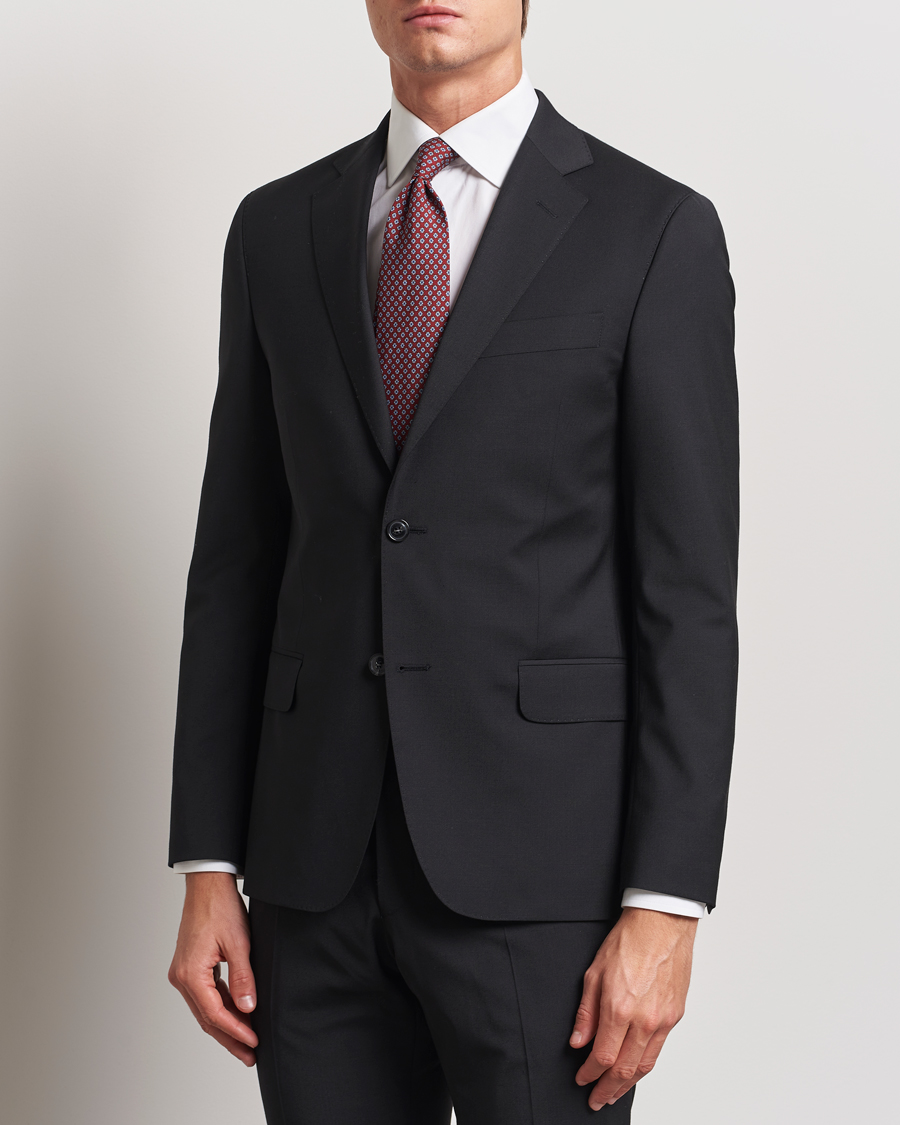Herren | Anzüge | Oscar Jacobson | Edmund Wool Blend Suit Black