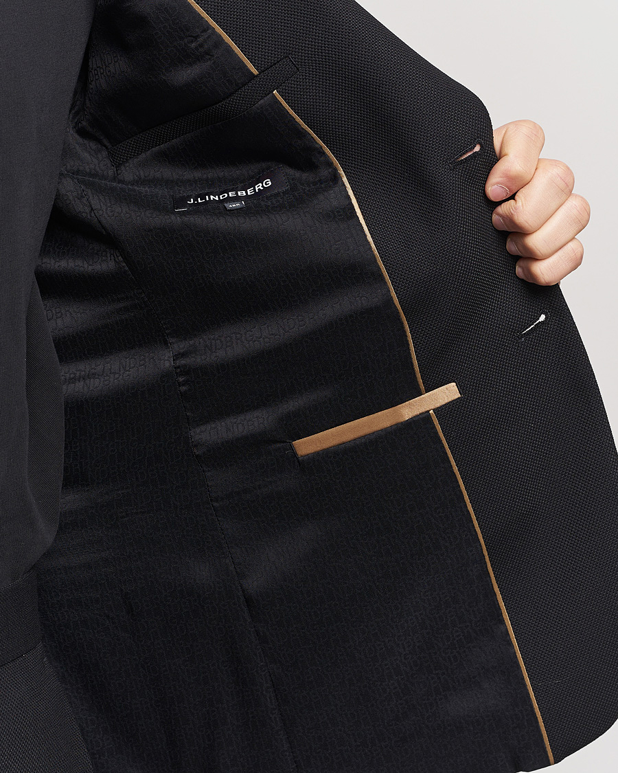 Herren | Anzüge | J.Lindeberg | Hopper Active Hopsack Suit Black