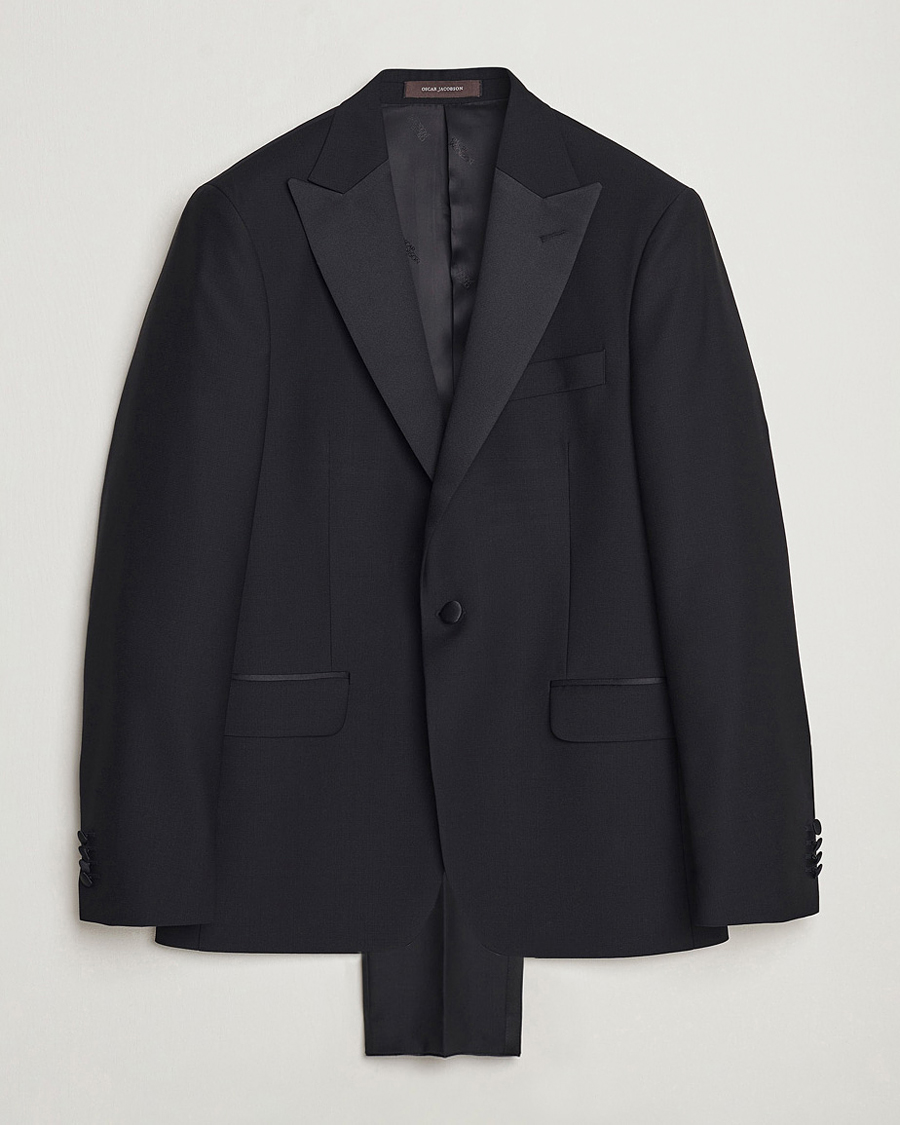 Herren | Anzüge | Oscar Jacobson | Frampton Wool Tuxedo Black