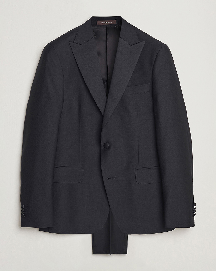 Herren | Anzüge | Oscar Jacobson | Elder Wool Tuxedo Black