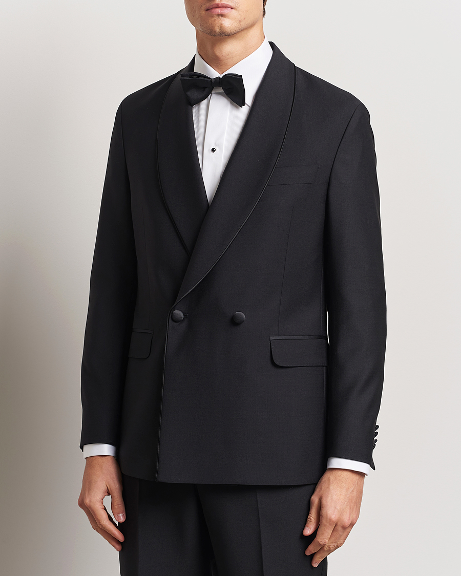 Herren | Anzüge | Oscar Jacobson | Fattore Double Breasted Tuxedo Black