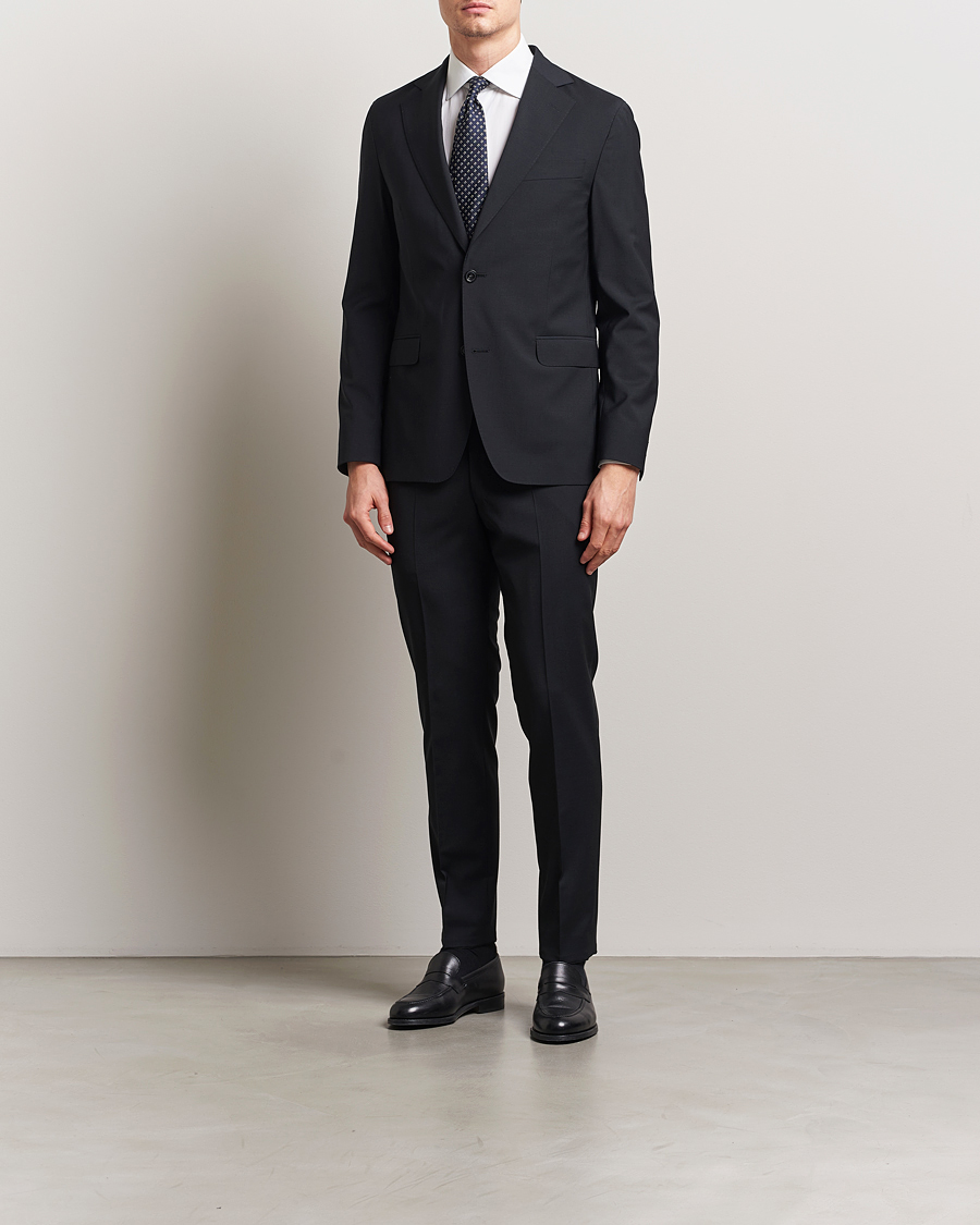 Herren | Anzüge | Oscar Jacobson | Ego Wool Blend Suit Black