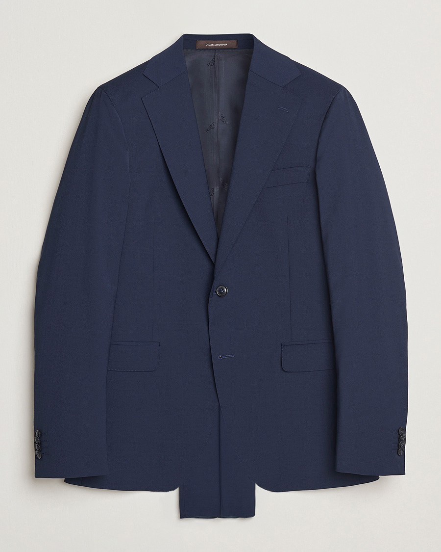 Herren | Anzüge | Oscar Jacobson | Ego Wool Blend Suit Blue