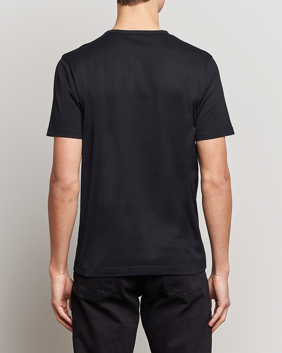 Herren | T-Shirts | Sunspel | 2-Pack Crew Neck Q82 Cotton T-Shirt Black