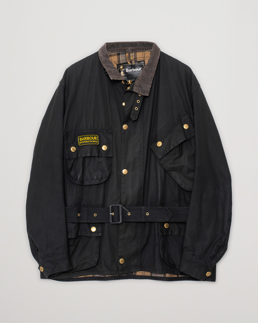 Herren | Barbour International International Original Jacket Black | Pre-owned | Barbour International International Original Jacket Black