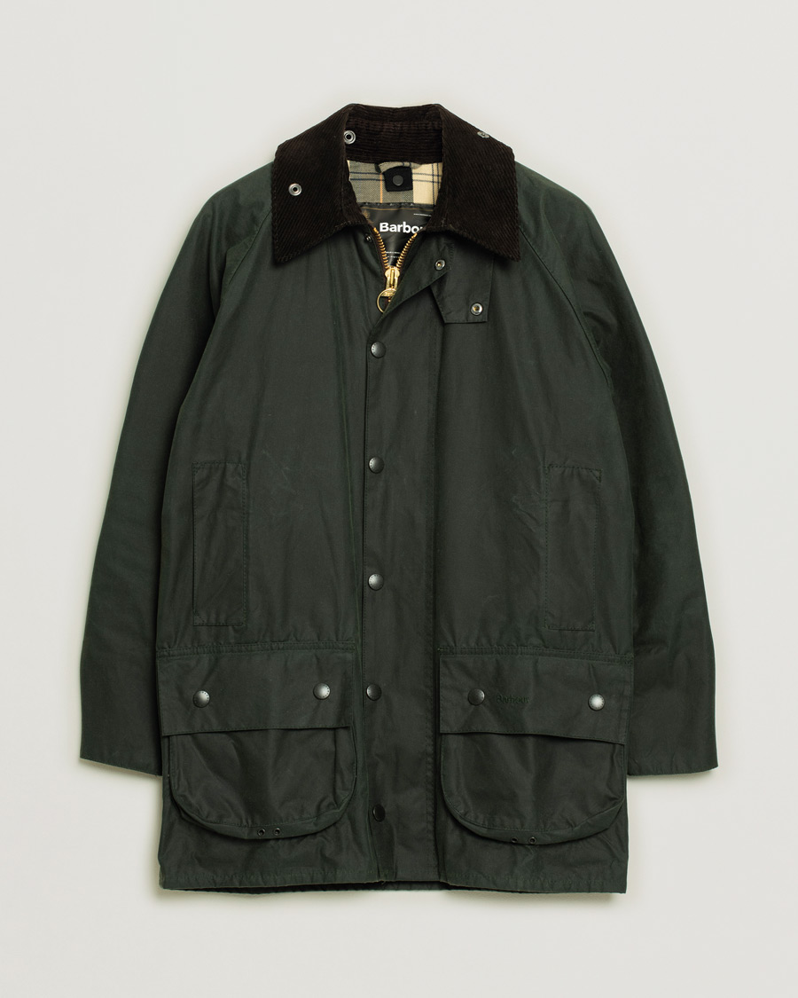 Herren | Barbour Lifestyle Classic Beaufort Jacket Sage | Pre-owned | Barbour Lifestyle Classic Beaufort Jacket Sage