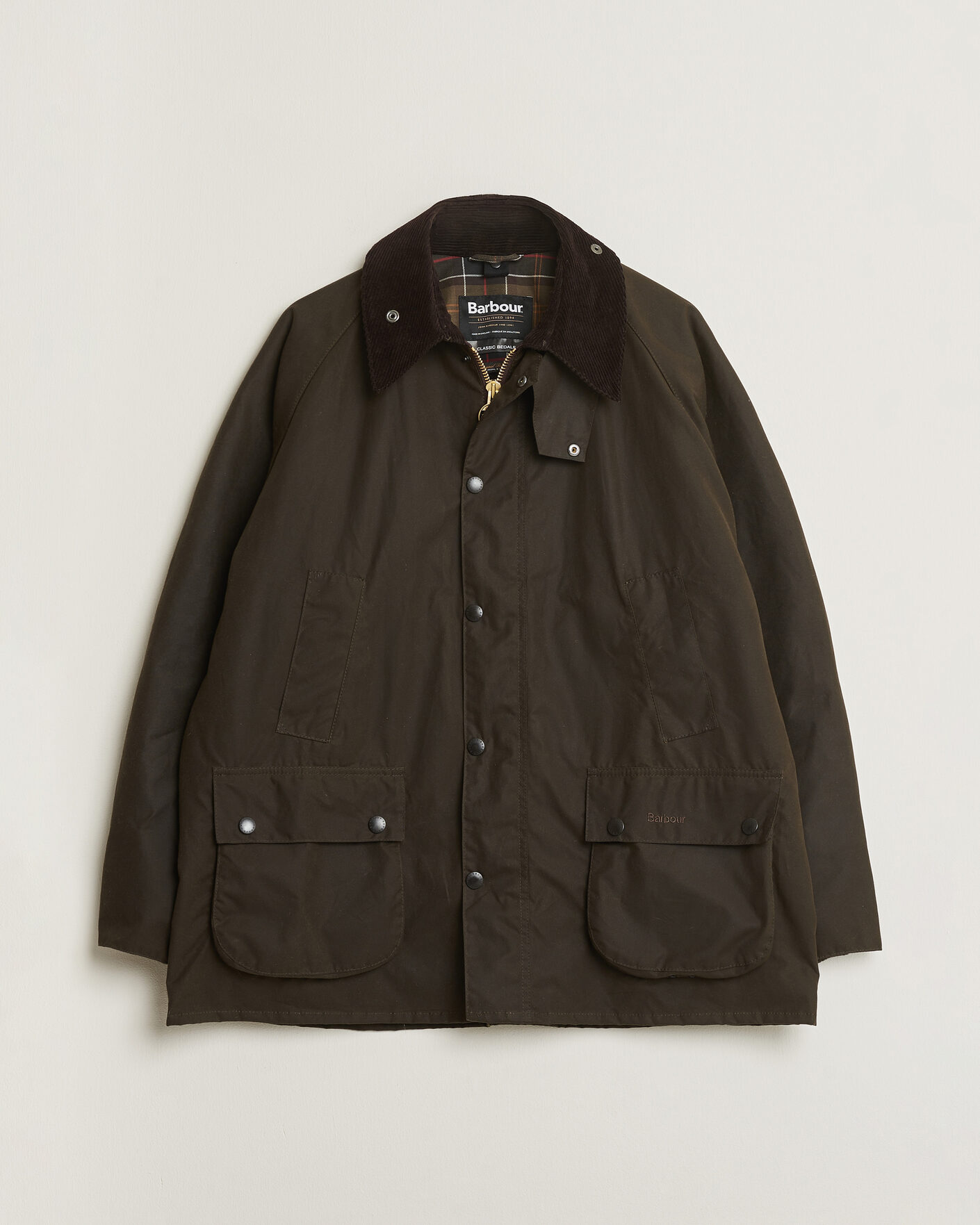 Herren | Pre-owned Jacken | Pre-owned | Barbour Lifestyle Classic Bedale Jacket Olive UK46 - EU56