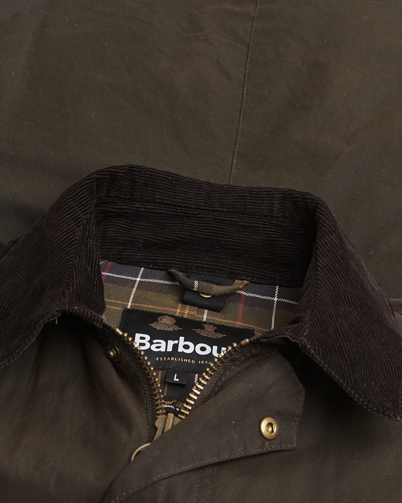Herren | Pre-owned Jacken | Pre-owned | Barbour Lifestyle Ashby Wax Jacket  Olive L