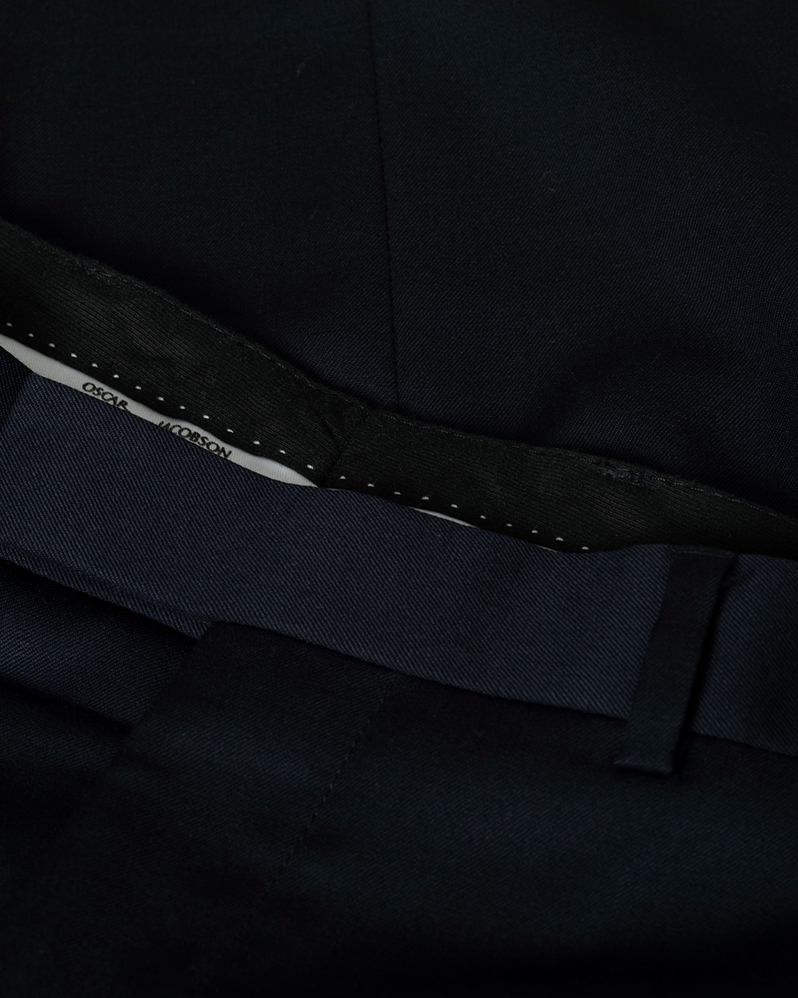 Herren | Oscar Jacobson Dave Kostymbyxa 100% Wool Navy 92 | Pre-owned | Oscar Jacobson Dave Kostymbyxa 100% Wool Navy 92