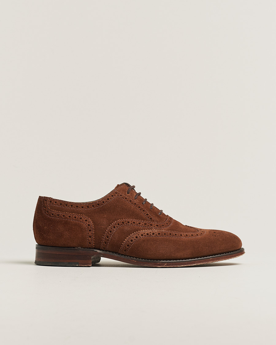 Herren | Loake 1880 Buckingham Brogue Brown Suede UK6,5 - EU40,5 | Pre-owned | Loake 1880 Buckingham Brogue Brown Suede UK6,5 - EU40,5