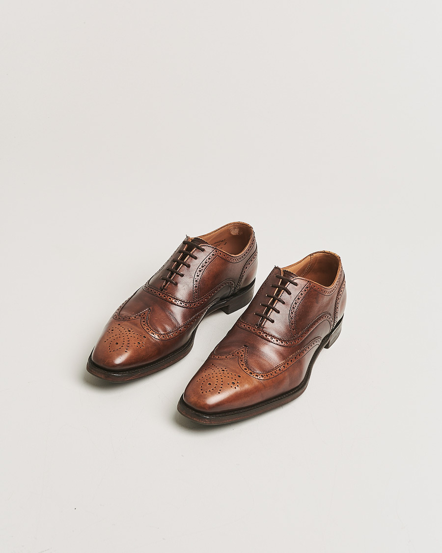 Herren | Joseph Cheaney Edinburgh Brogue Brown Burnished Calf UK8 - EU42 | Pre-owned | Joseph Cheaney Edinburgh Brogue Brown Burnished Calf UK8 - EU42