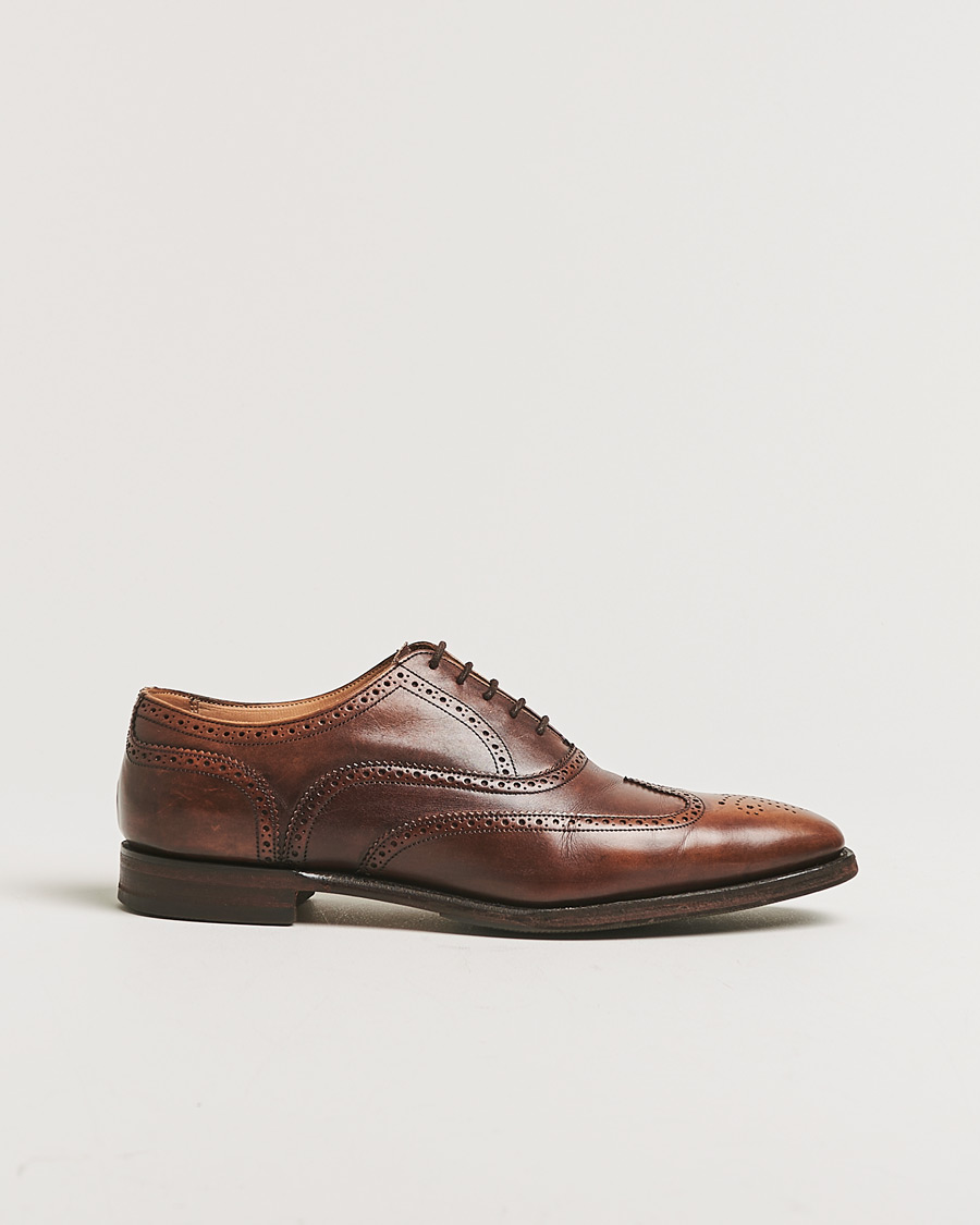 Herren | Joseph Cheaney Edinburgh Brogue Brown Burnished Calf UK8 - EU42 | Pre-owned | Joseph Cheaney Edinburgh Brogue Brown Burnished Calf UK8 - EU42
