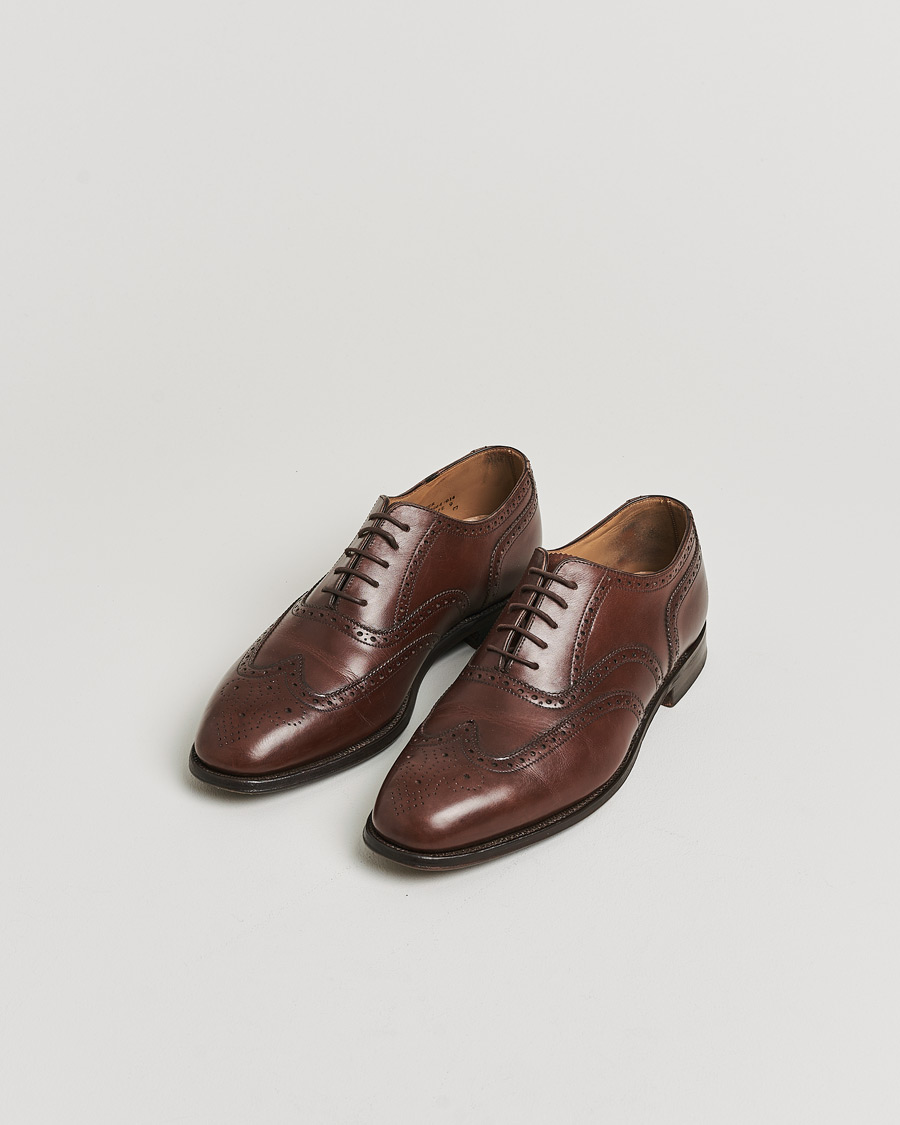 Herren | Loake 1880 Exeter Brogue Brown Calf UK9 - EU43 | Pre-owned | Loake 1880 Exeter Brogue Brown Calf UK9 - EU43