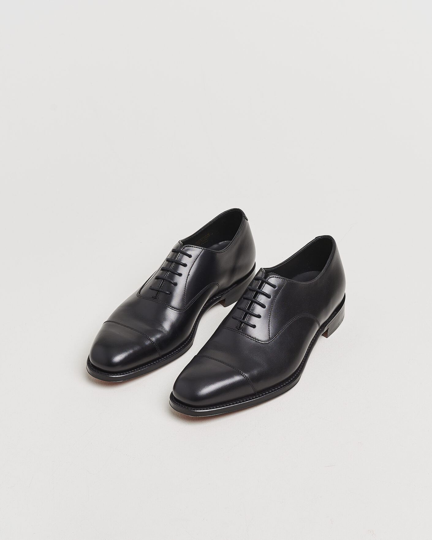 Herren | Pre-owned Rahmengenähte Schuhe | Pre-owned | Loake 1880 Aldwych Oxford Black Calf UK9 - EU43