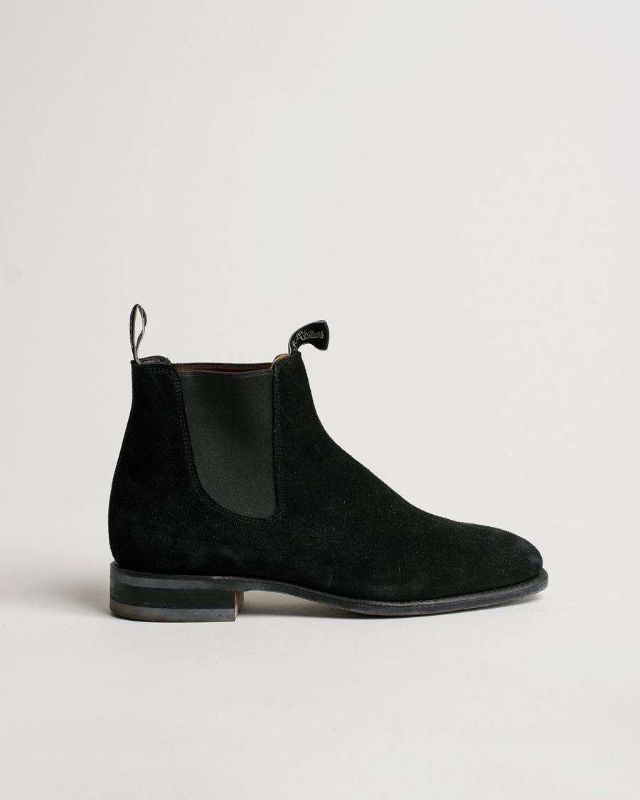 Herren | R.M.Williams Blaxland G Boot Suede Black | Pre-owned | R.M.Williams Blaxland G Boot Suede Black