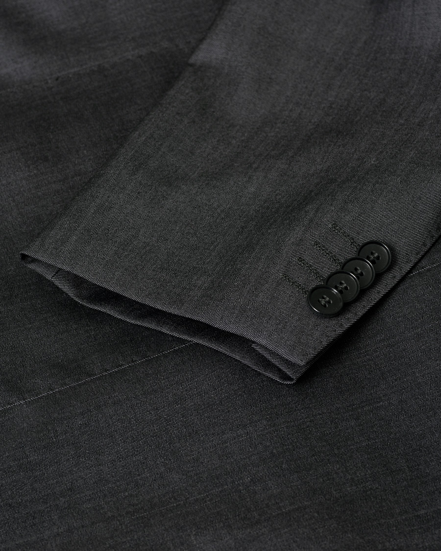 Herren | Oscar Jacobson Fuego Blazer Wool Dark Grey | Pre-owned | Oscar Jacobson Fuego Blazer Wool Dark Grey