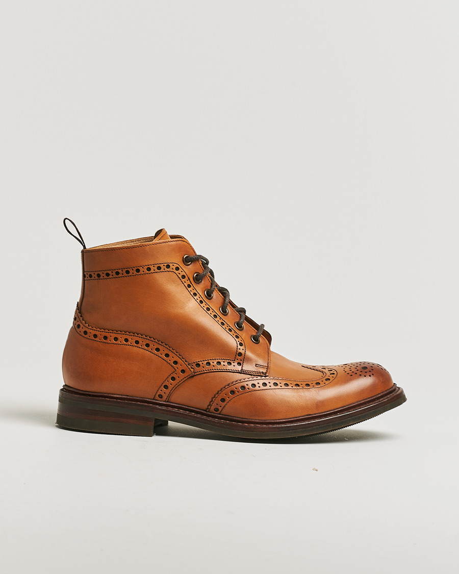Herren | Loake 1880 Bedale Boot Tan Burnished Calf | Pre-owned | Loake 1880 Bedale Boot Tan Burnished Calf