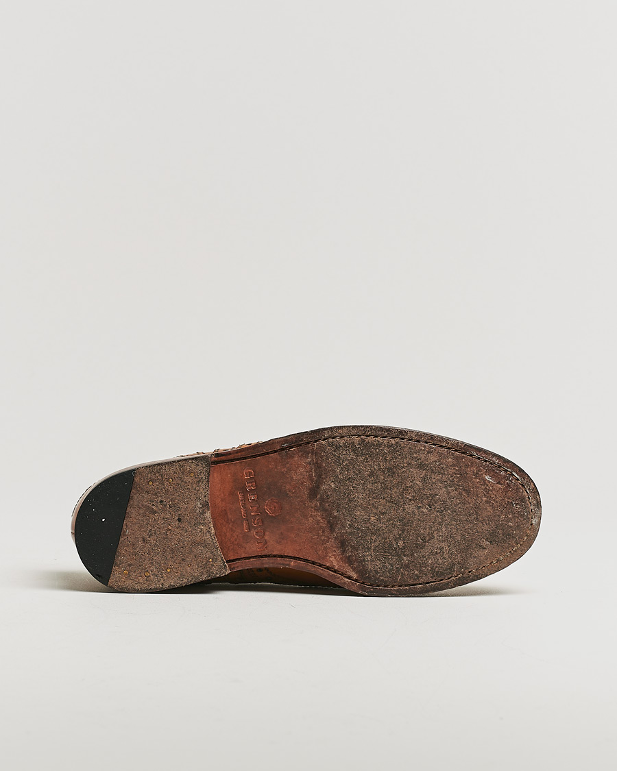 Herren | Grenson Brogue Cognac Calf UK7 - EU41 | Pre-owned | Grenson Brogue Cognac Calf UK7 - EU41