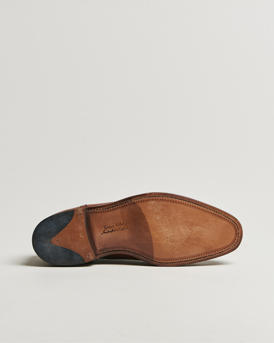 Herren | Loake 1880 Strand Brogue Mahogany Burnished Calf | Pre-owned | Loake 1880 Strand Brogue Mahogany Burnished Calf