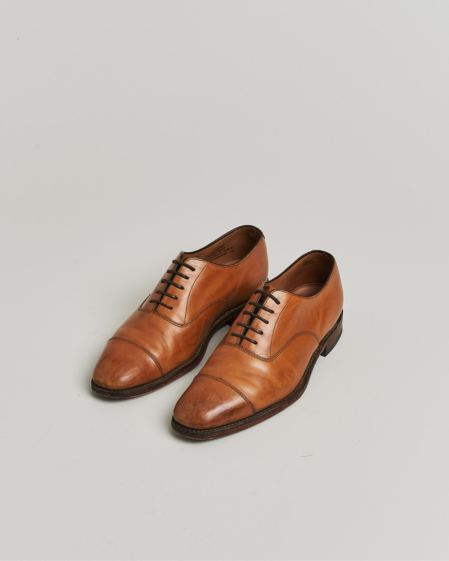 Herren | Pre-owned Schuhe | Pre-owned | Loake 1880 Aldwych Oxford Tan Burnished Calf UK6 - EU40