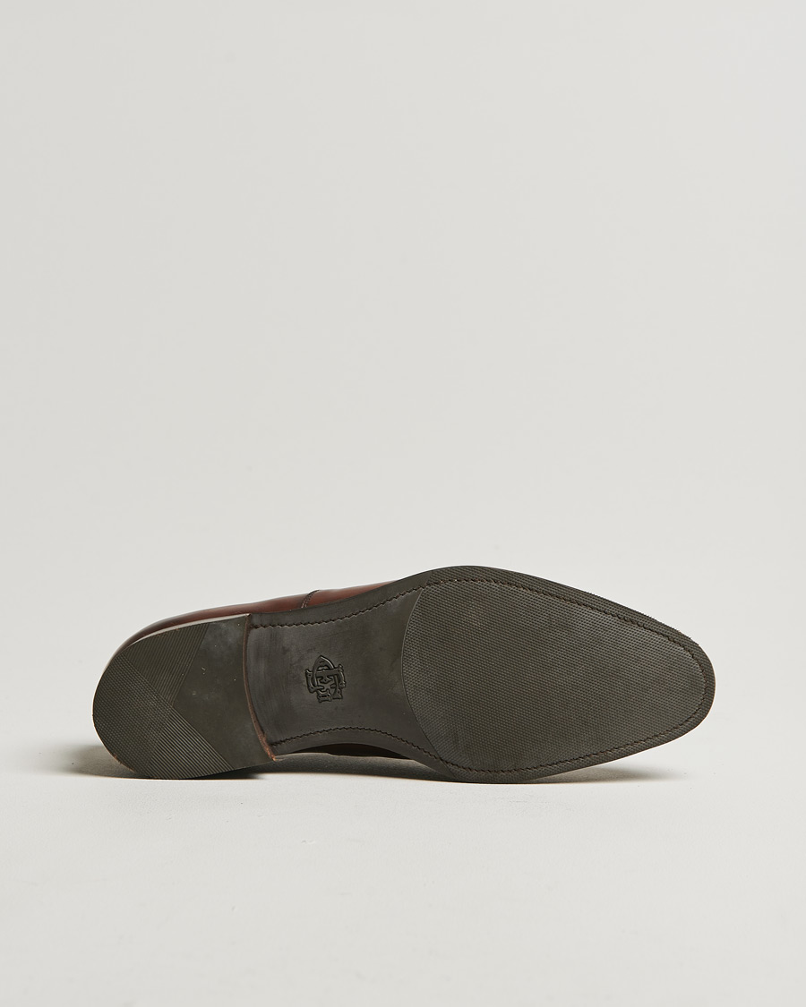 Herren | Edward Green Chelsea Oxford Dark Oak Calf | Pre-owned | Edward Green Chelsea Oxford Dark Oak Calf