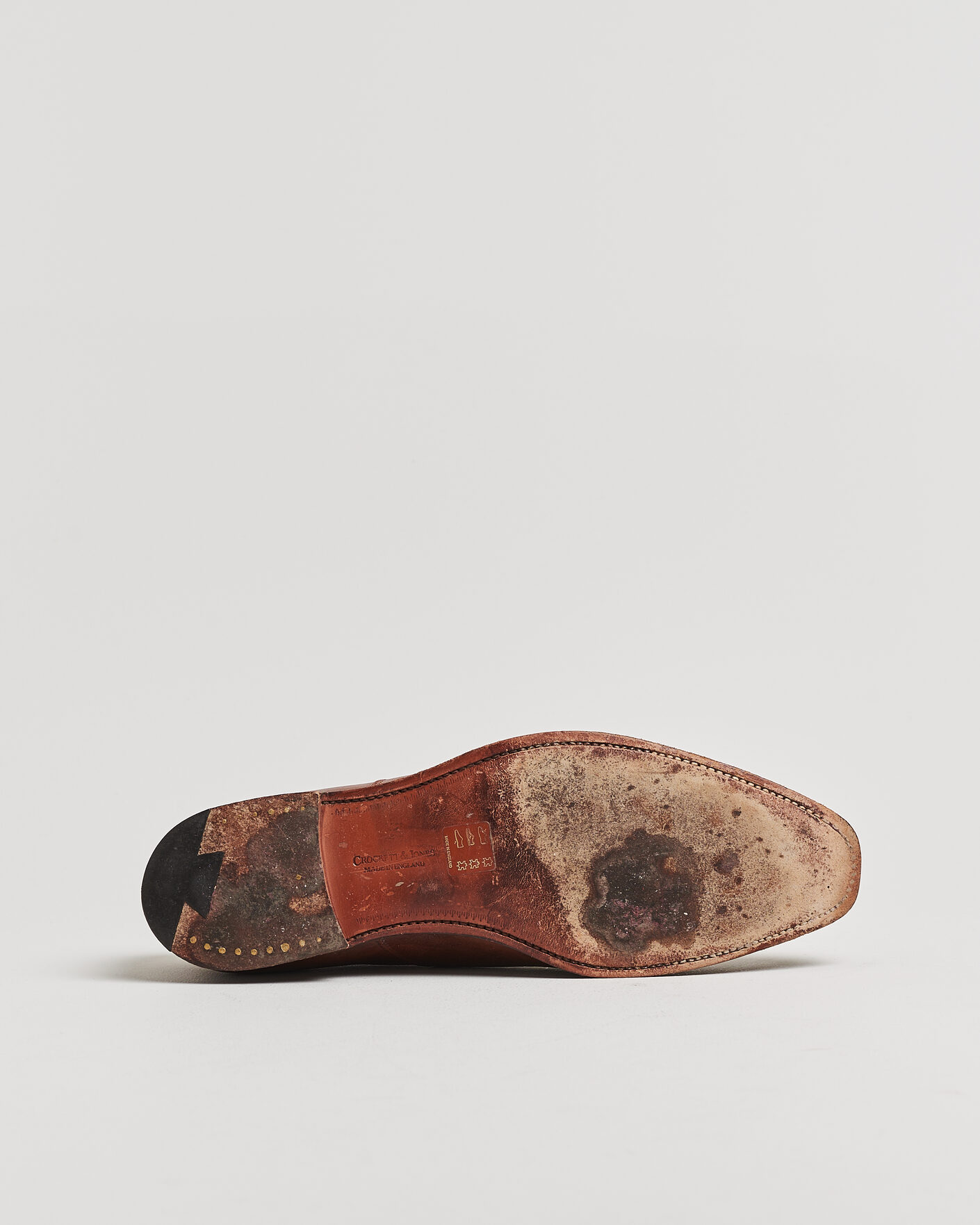Herren | Pre-owned Rahmengenähte Schuhe | Pre-owned | Crockett & Jones Hallam Oxford Beechnut Calf UK9,5 - EU43,5