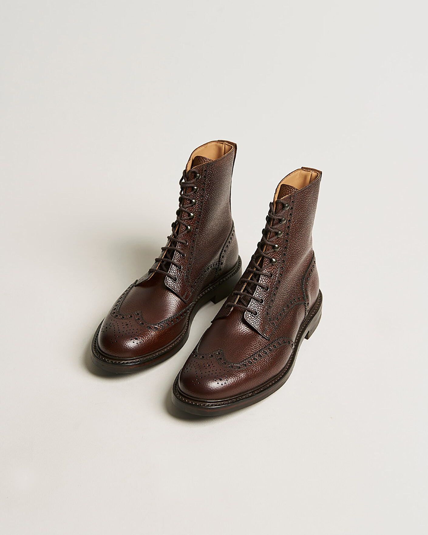 Herren | Pre-owned Rahmengenähte Schuhe | Pre-owned | Crockett & Jones Islay Boot Dark Brown Grained Calf UK10 - EU44