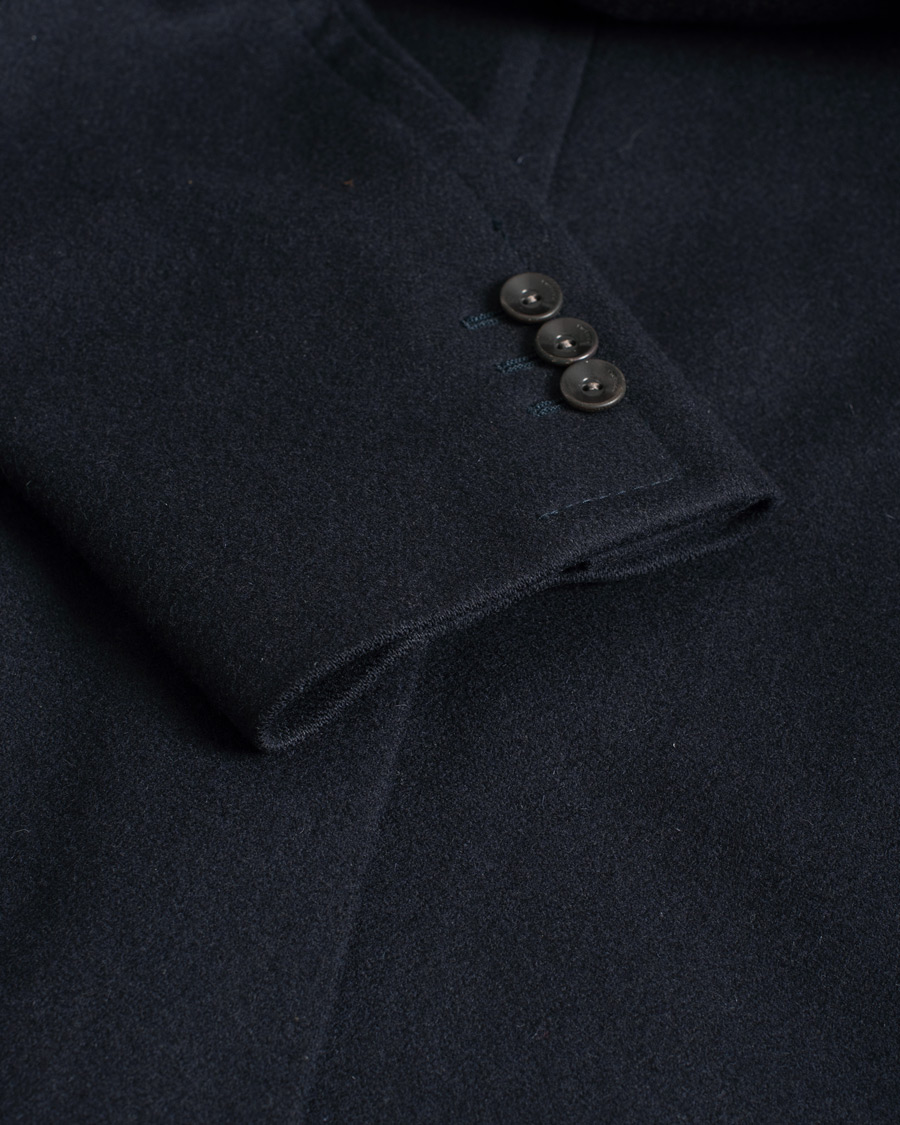 Herren | Boglioli Dover Wool Coat Navy 50 | Pre-owned | Boglioli Dover Wool Coat Navy 50