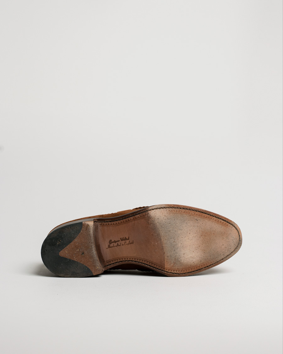 Herren | Loake 1880 MTO Temple Loafer Polo Suede | Pre-owned | Loake 1880 MTO Temple Loafer Polo Suede