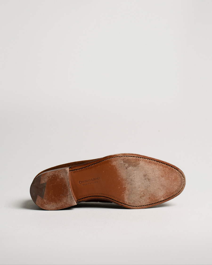 Herren | Pre-owned Schuhe | Pre-owned | Crockett & Jones Cavendish Tassel Loafer Polo Suede