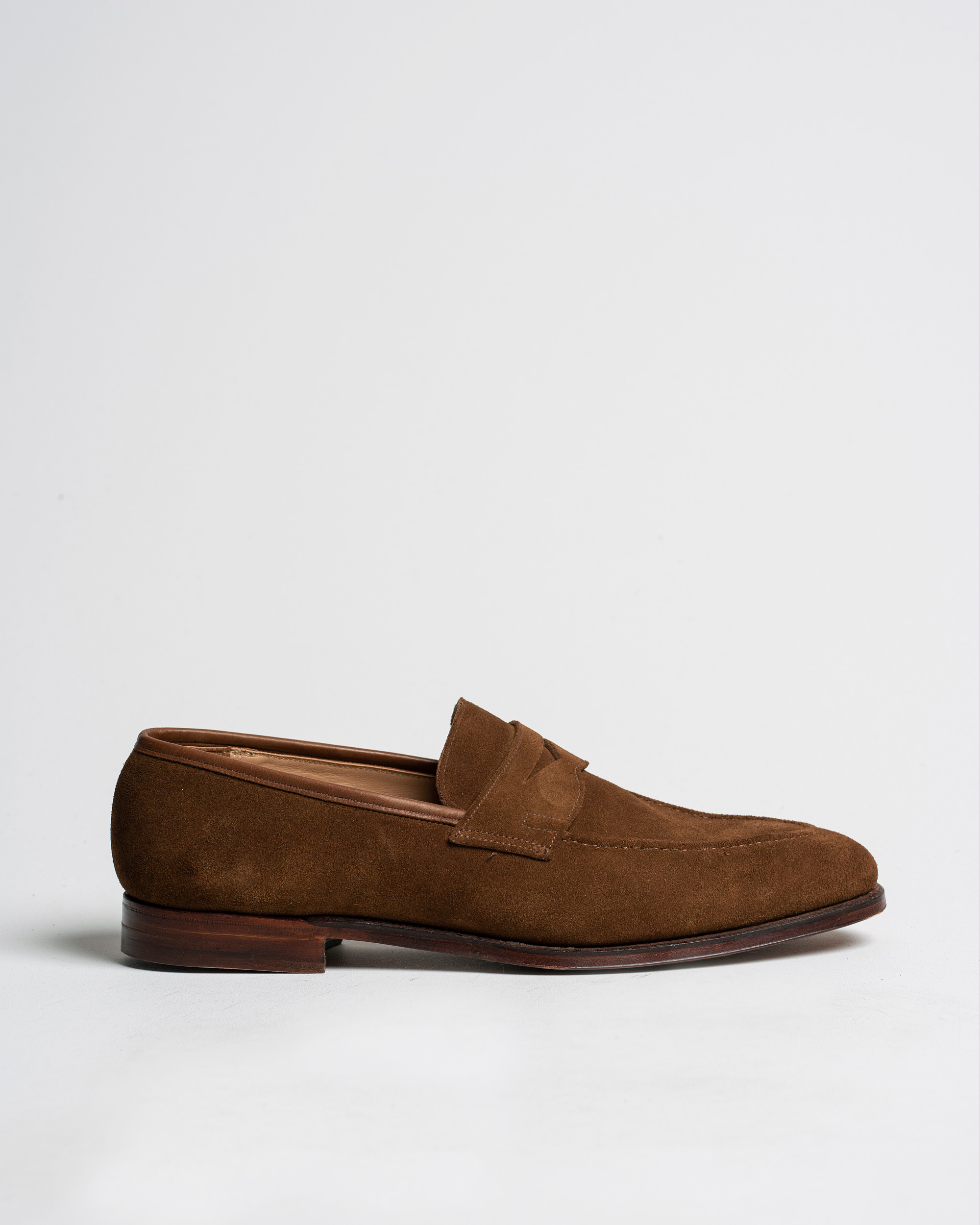 Herren | Crockett & Jones Sydney Loafer Snuff Suede UK10 - EU44 | Pre-owned | Crockett & Jones Sydney Loafer Snuff Suede UK10 - EU44