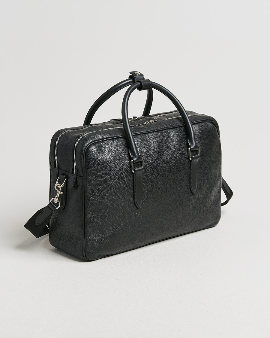 Herren | Pre-owned Accessoires | Pre-owned | Smythson Burlington 24 Hour Bag Black Deerskin