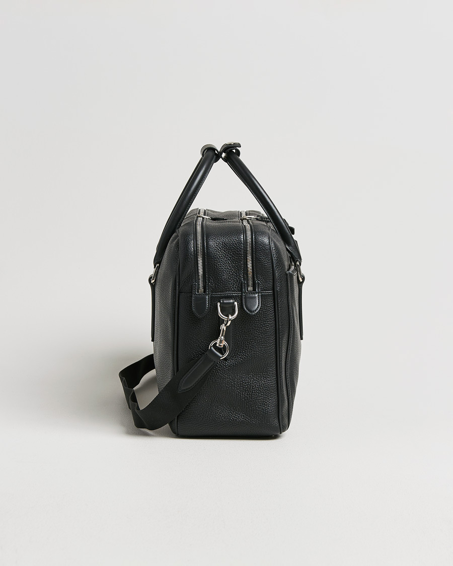 Herren | Pre-owned Accessoires | Pre-owned | Smythson Burlington 24 Hour Bag Black Deerskin