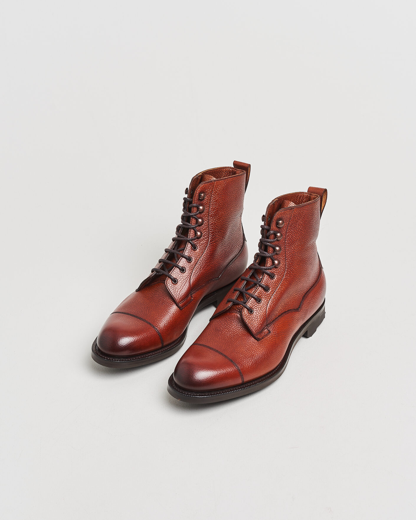 Herren | Pre-owned Rahmengenähte Schuhe | Pre-owned | Edward Green Galway Ridgeway Boot Rosewood Country Calf UK8 - EU42