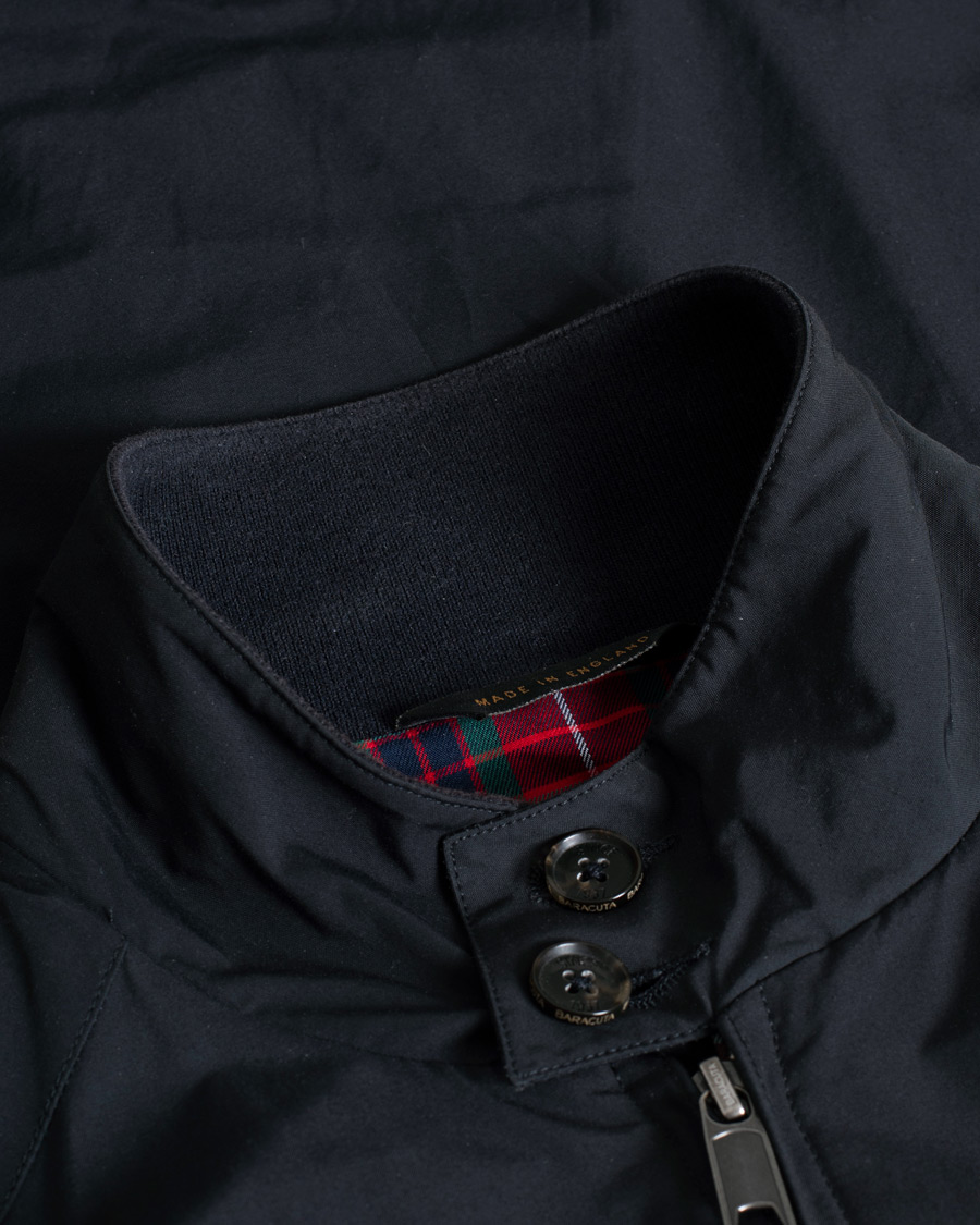 Herren | Baracuta G9 Original Harrington Jacket Dark Navy | Pre-owned | Baracuta G9 Original Harrington Jacket Dark Navy