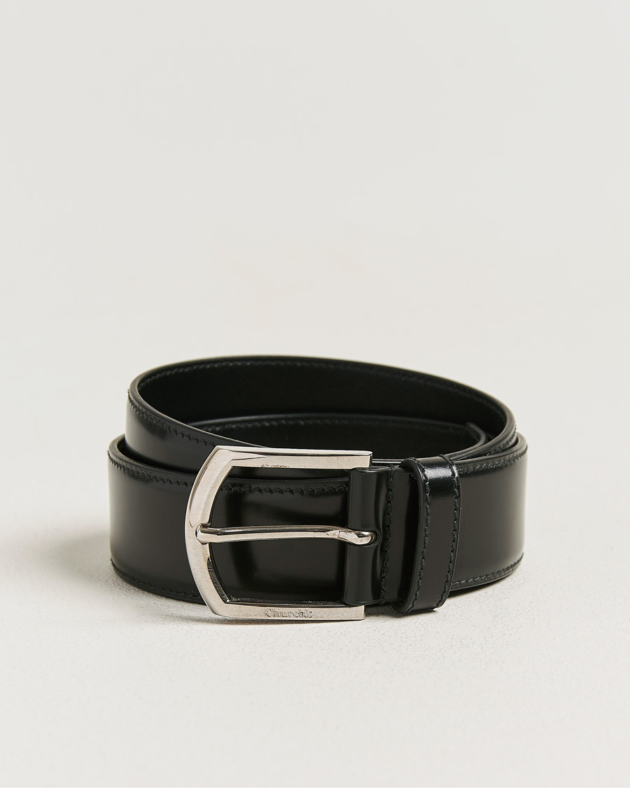Herren | Pre-owned Accessoires | Pre-owned | Church's Polished Binder 3,5 cm Belt Black 95