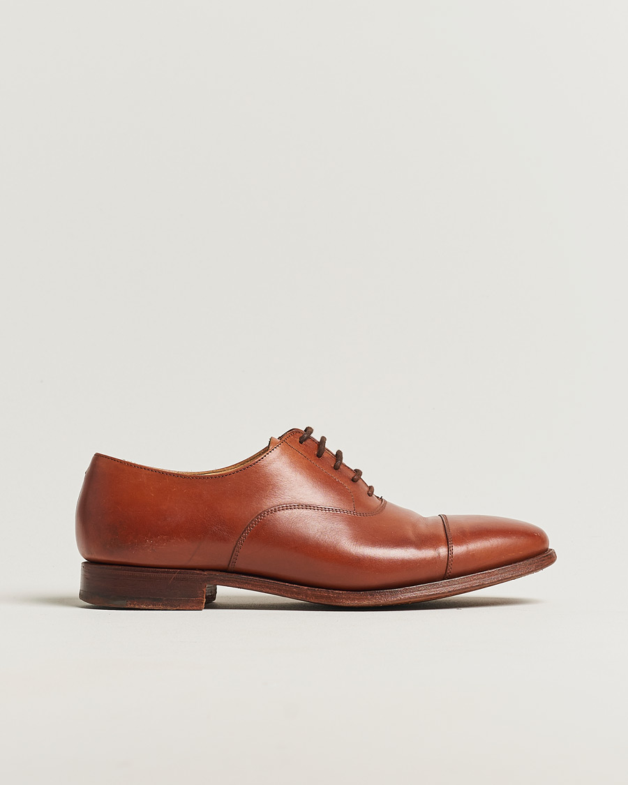 Herren | Crockett & Jones Connaught Oxford Chestnut Calf UK6 - EU40 | Pre-owned | Crockett & Jones Connaught Oxford Chestnut Calf UK6 - EU40