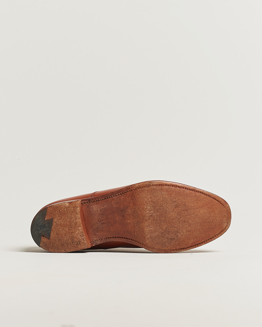 Herren | Crockett & Jones Connaught Oxford Chestnut Calf UK6 - EU40 | Pre-owned | Crockett & Jones Connaught Oxford Chestnut Calf UK6 - EU40