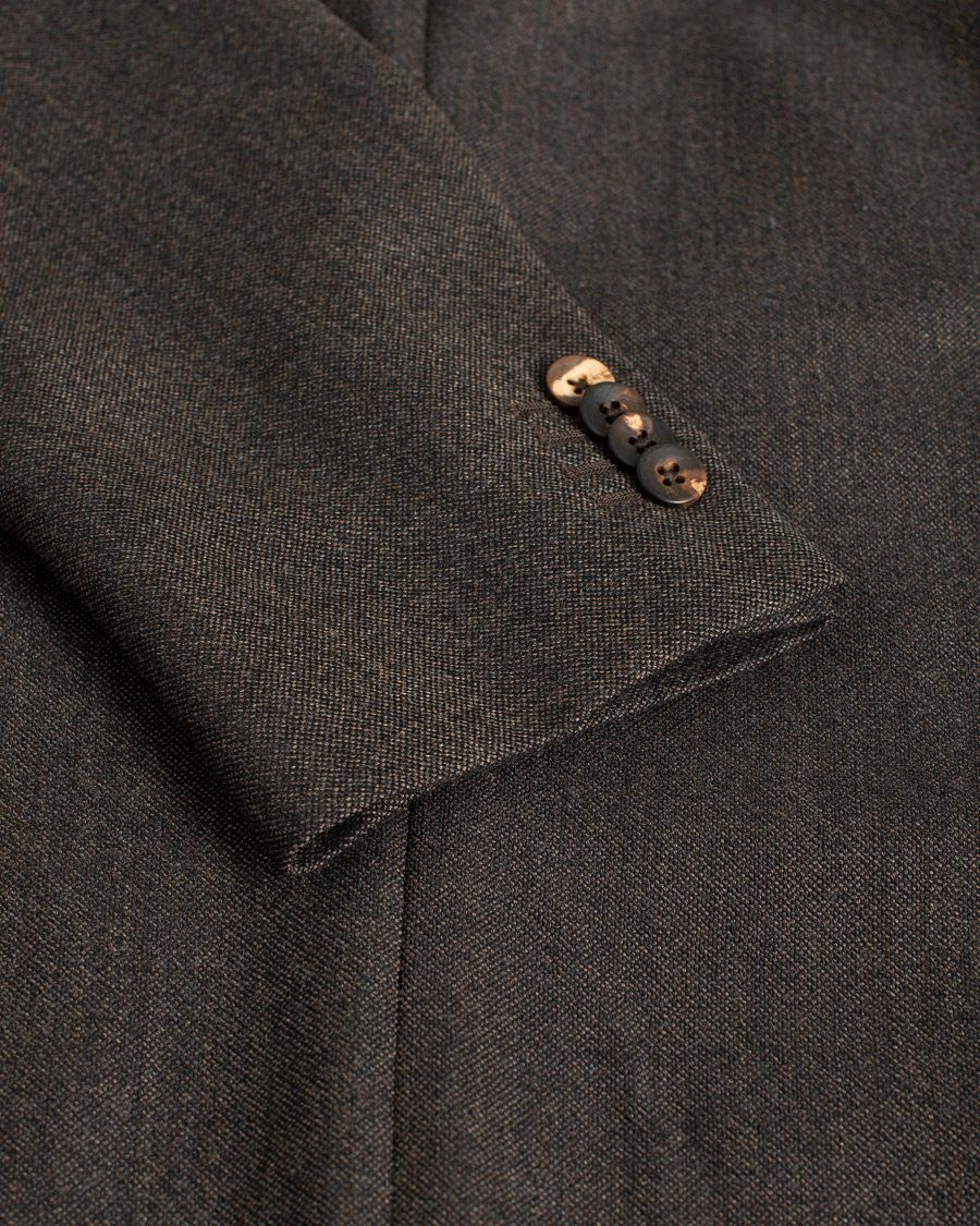 Herre | Pre-owned Blazere | Pre-owned | Boglioli K Jacket Wool Hopsack Blazer Brown 