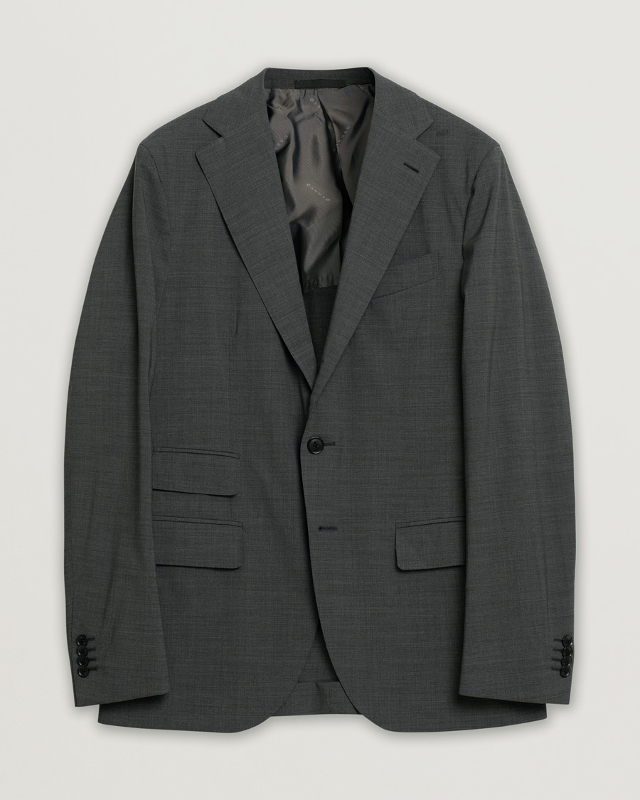 Herren | Caruso Suit Jacket Grey 50 | Pre-owned | Caruso Suit Jacket Grey 50