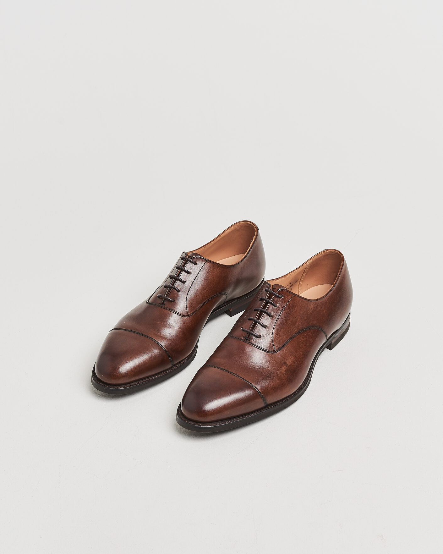 Herren | Pre-owned Rahmengenähte Schuhe | Pre-owned | Crockett & Jones Connaught 2 City Sole Dark Brown Calf UK9,5 - EU43,5