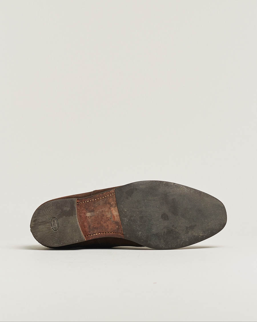 Herren | Crockett & Jones Connaught Dark Brown Suede UK10,5 - EU44,5 | Pre-owned | Crockett & Jones Connaught Dark Brown Suede UK10,5 - EU44,5