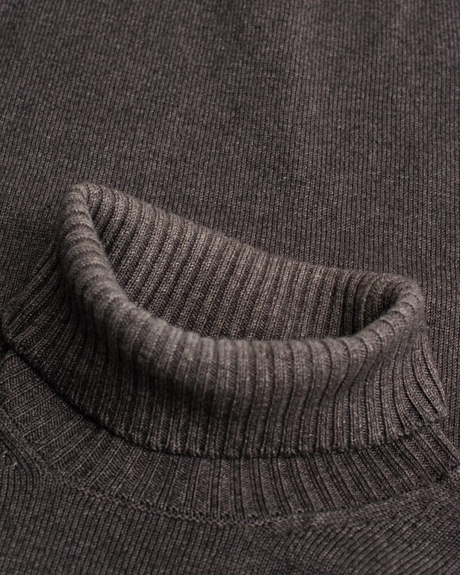 Herren | Gran Sasso Vintage Merino Fashion Fit Polo Brown | Pre-owned | Gran Sasso Vintage Merino Fashion Fit Polo Brown
